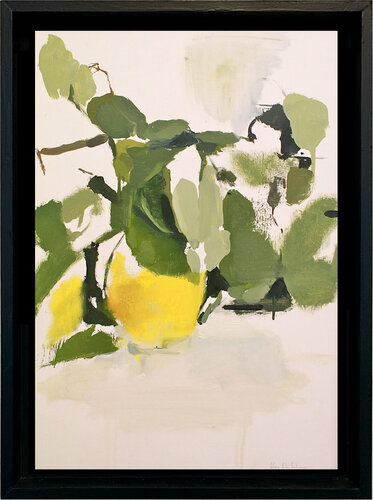 Membrillo. Hojas. Bodegón. Naturaleza muerta (still life) by Antonio Mateos Prieto, Painting for Sale on Select
