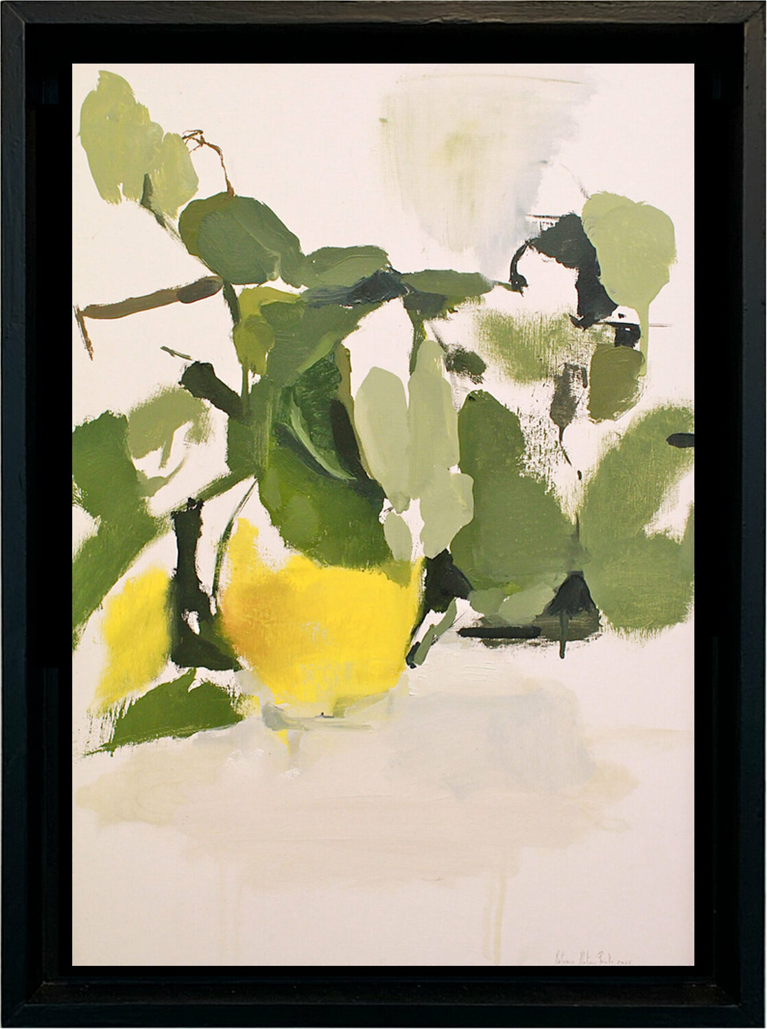Membrillo. Hojas. Bodegón. Naturaleza muerta (still life) Antonio Mateos Prieto Original painting for sale