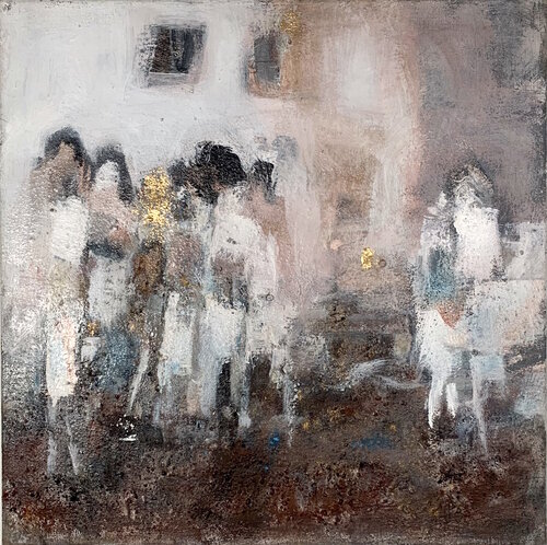 White strange by Nadée, Painting for Sale on Select