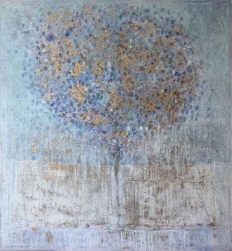 L'arbre qui aimait la pluie by Nadée, Painting for Sale on Select