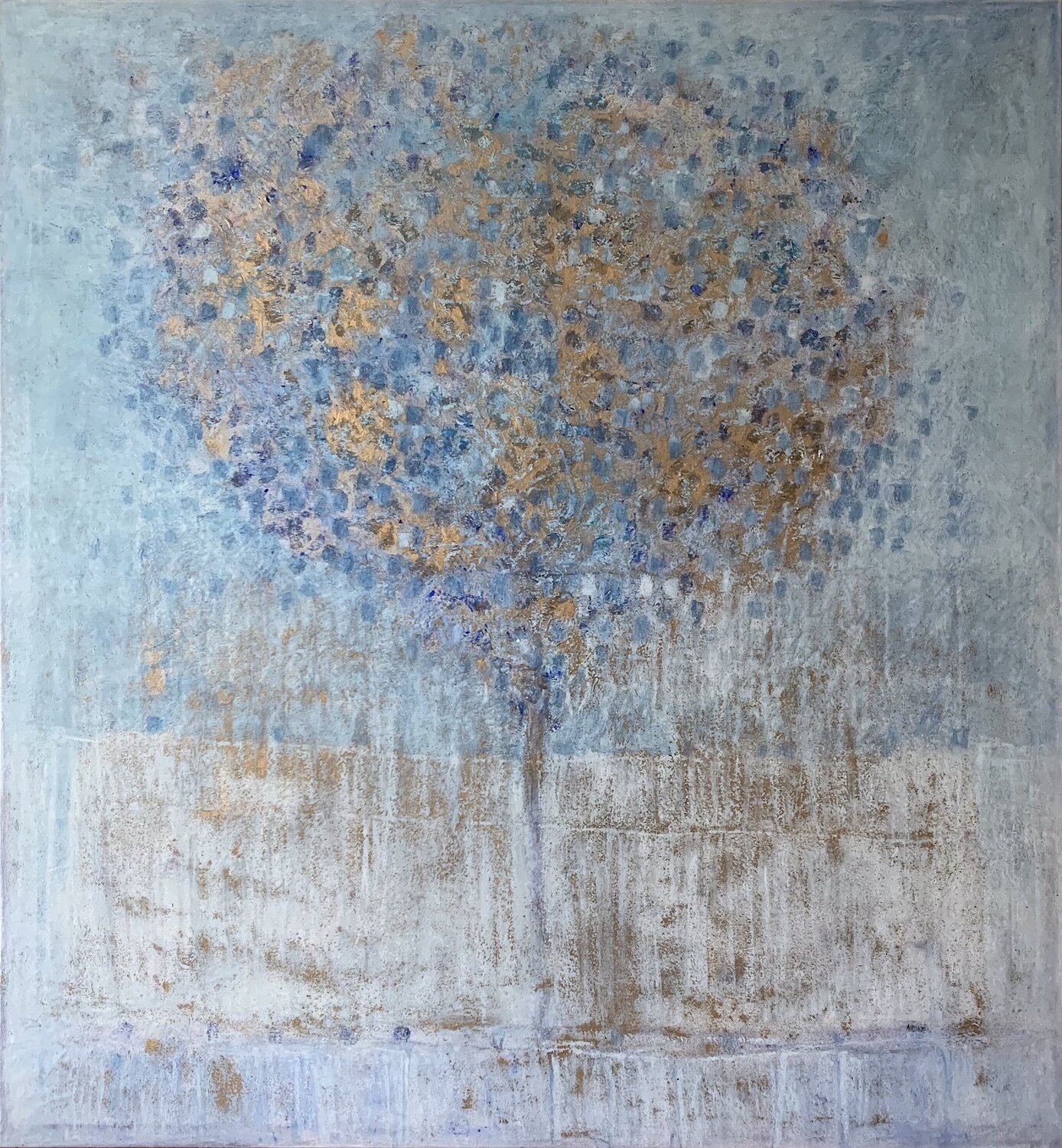 L'arbre qui aimait la pluie Nadée Original painting for sale