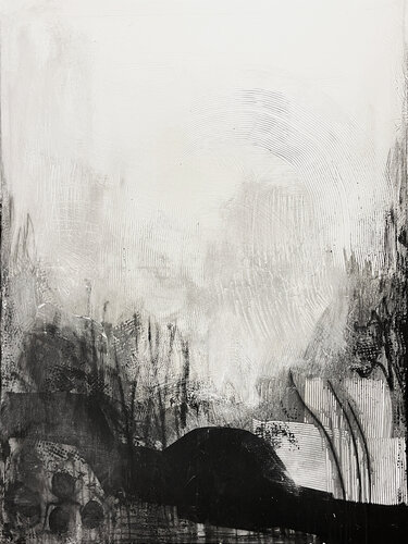 mysterious landscape by Karen und Simone Lehmann, Painting for Sale on Select