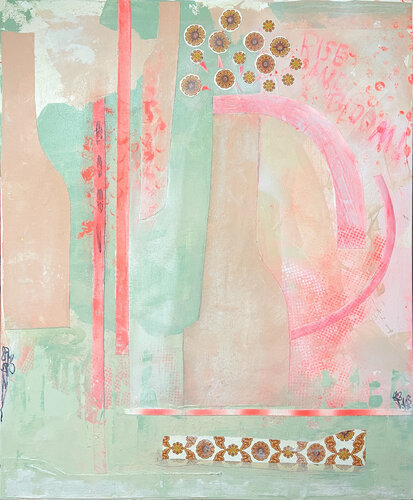 Rise and Bloom by Karen und Simone Lehmann, Painting for Sale on Select