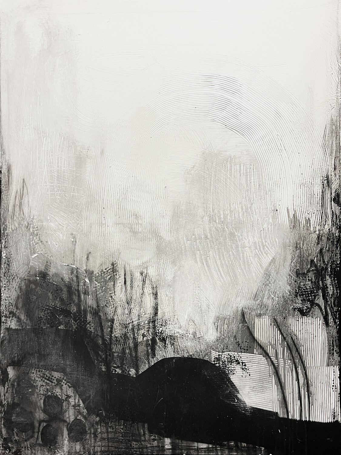 mysterious landscape Karen und Simone Lehmann Original painting for sale