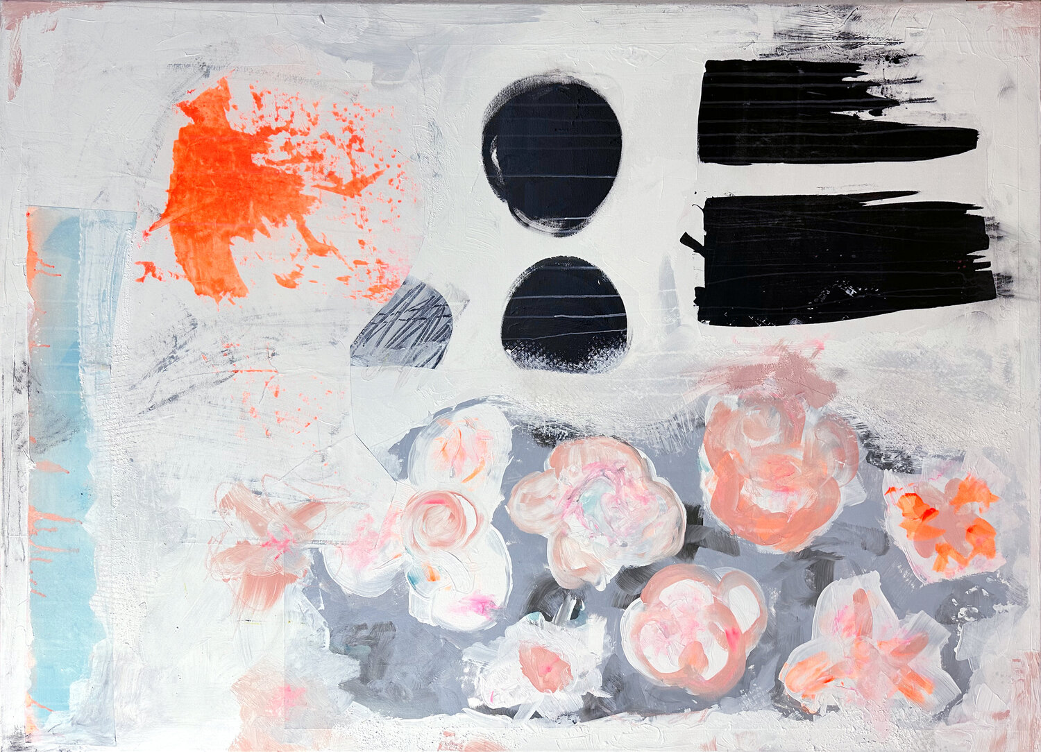 Flowers!! Karen und Simone Lehmann Original painting for sale