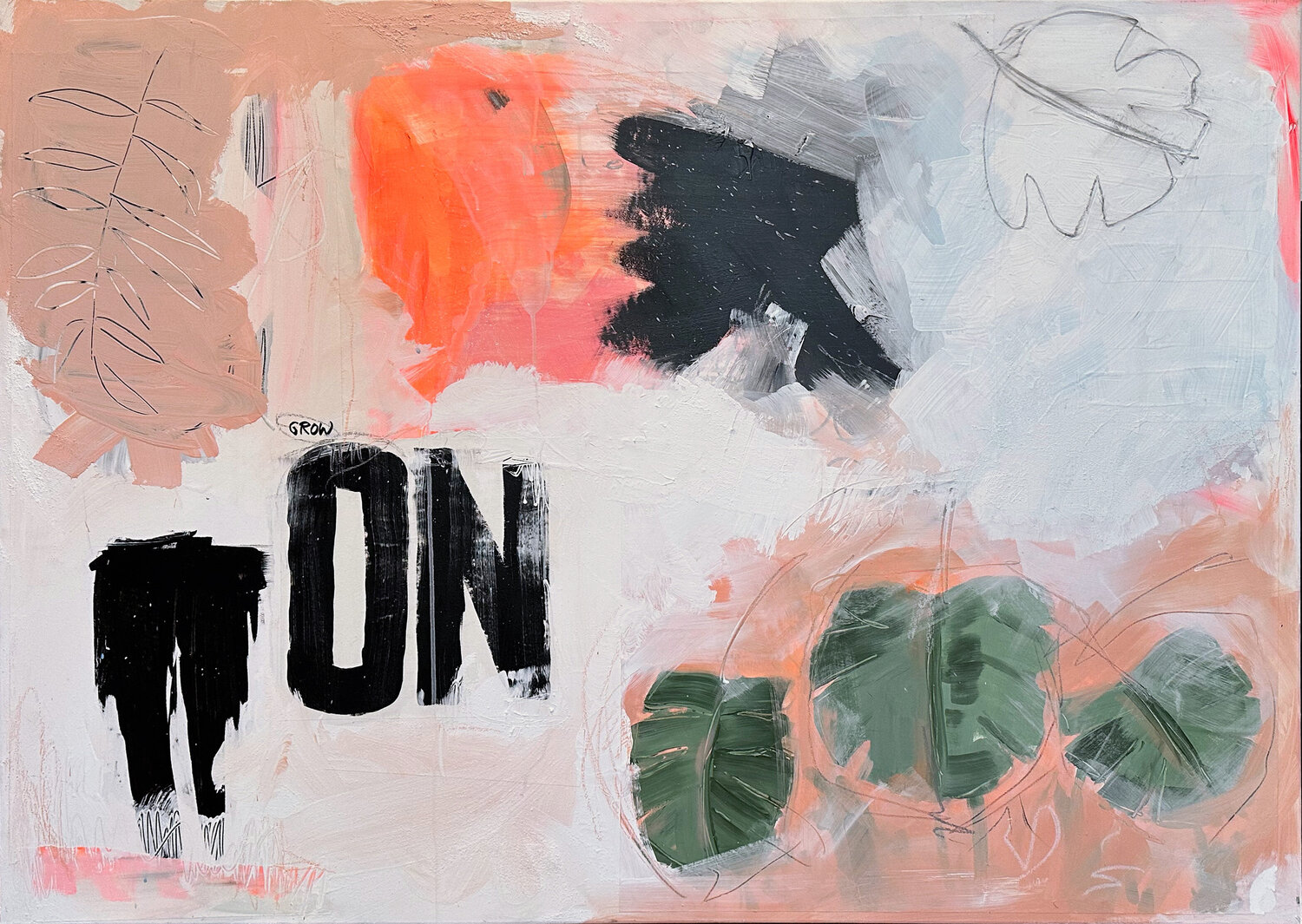 Grow on Karen und Simone Lehmann Original painting for sale