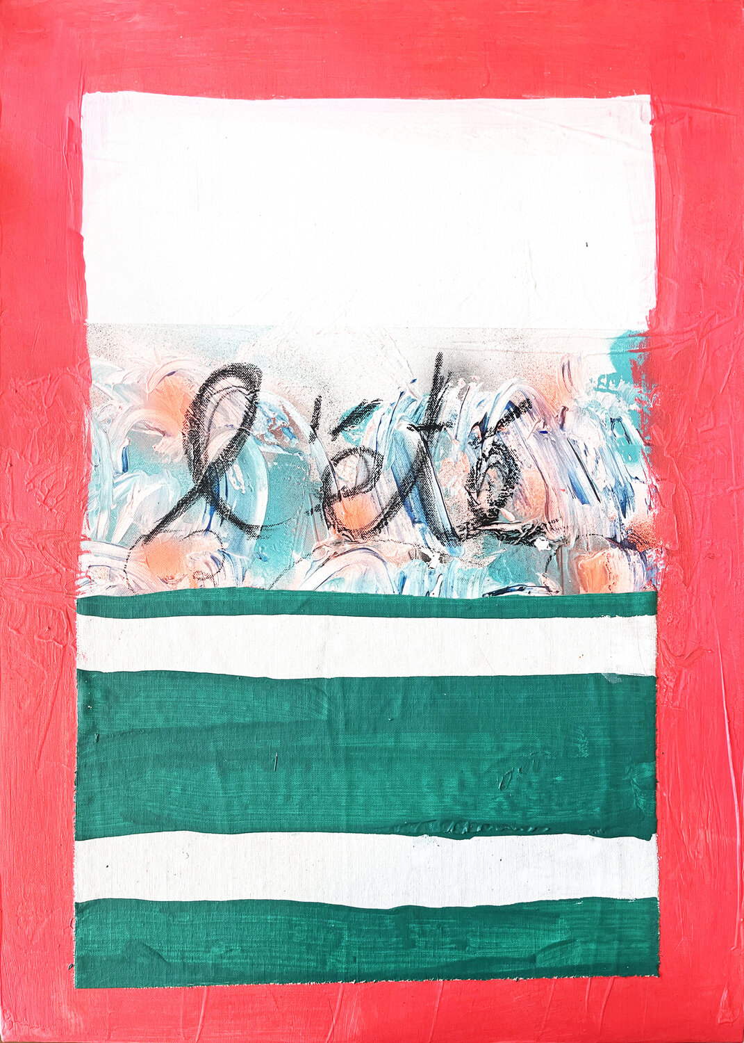 L'été Karen und Simone Lehmann Original painting for sale