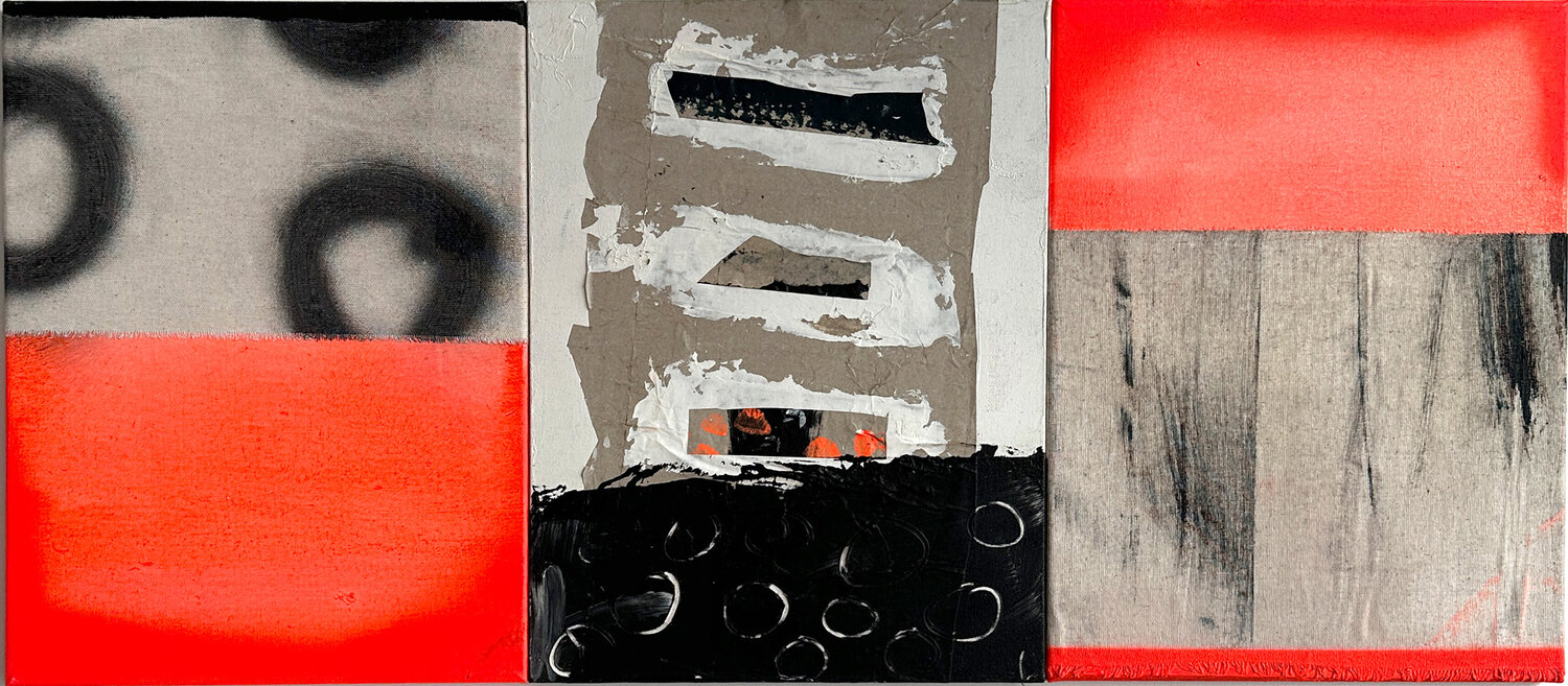 together - forever - triptych Karen und Simone Lehmann Original painting for sale
