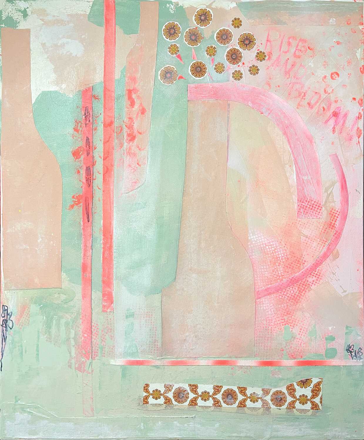 Rise and Bloom Karen und Simone Lehmann Original painting for sale