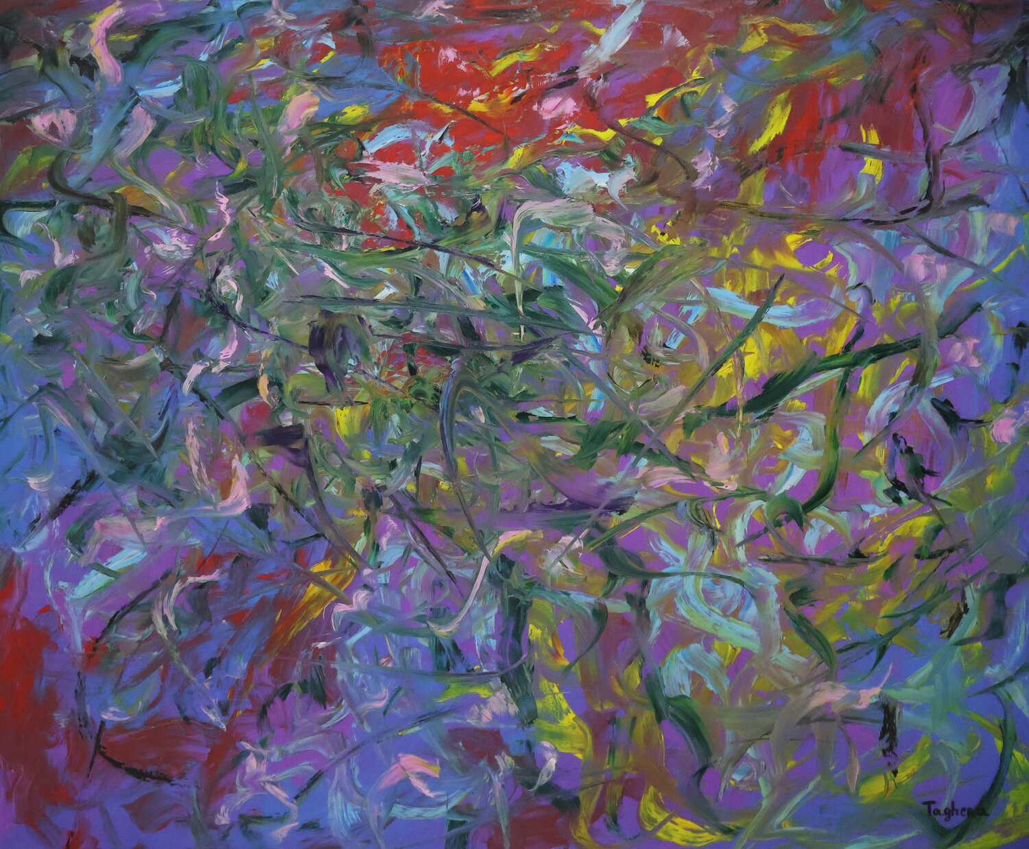 My second world is imagination Art Taghera Original painting for sale
