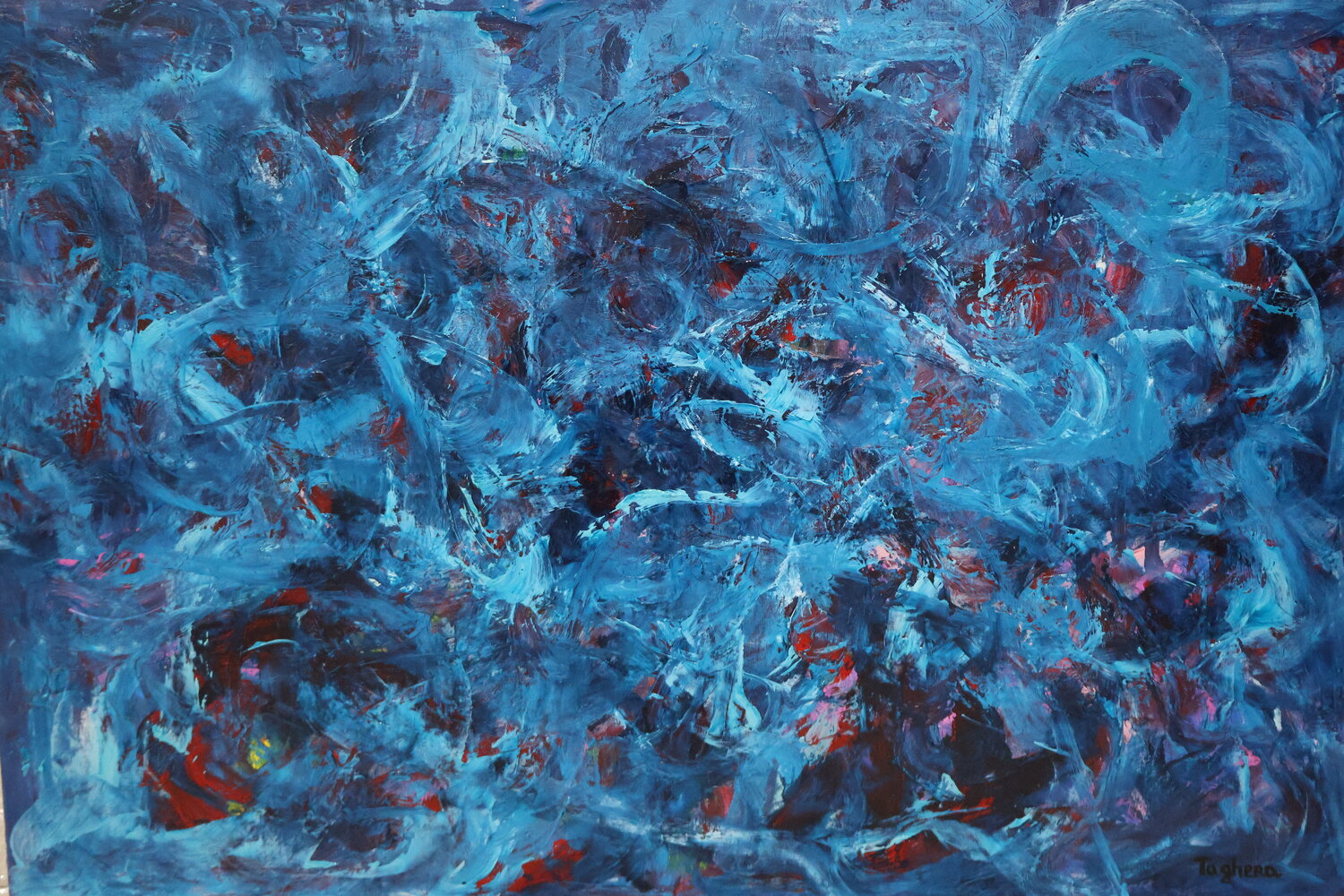 One memory a thousand tears Art Taghera Original painting for sale