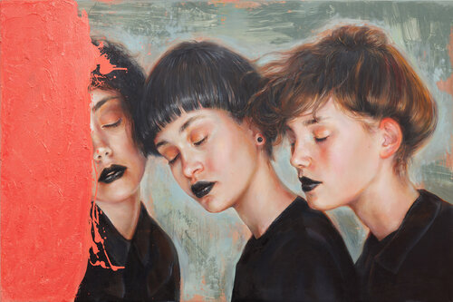 Speechless Dialogue by Lena Krashevka, Painting for Sale on Select