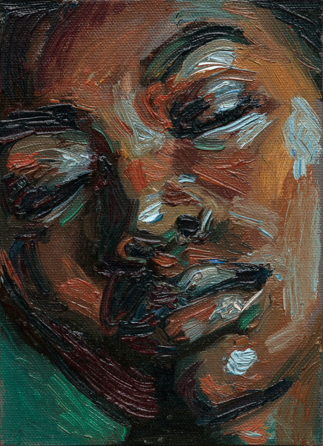 Portrait #16 Lena Krashevka Original painting for sale