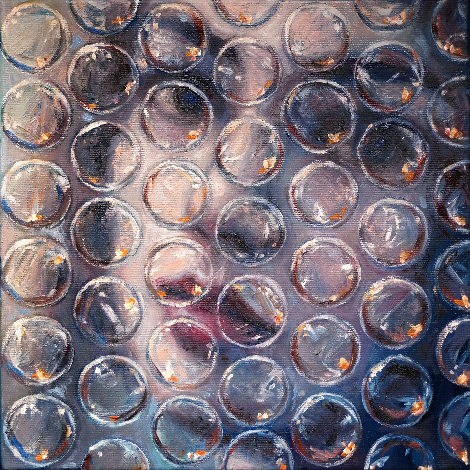 Isolation #13 Lena Krashevka Original painting for sale
