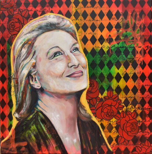 "Meryl Streep" by Bianca Lever, Painting for Sale on Select