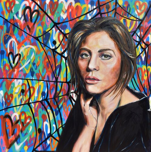 "Lady Gaga" by Bianca Lever, Painting for Sale on Select