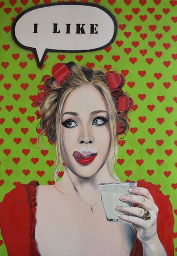 I Like by Bianca Lever, Painting for Sale on Select