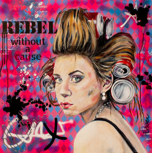 "Rebel without a Cause" von Bianca Lever, Malerei kaufen auf Select