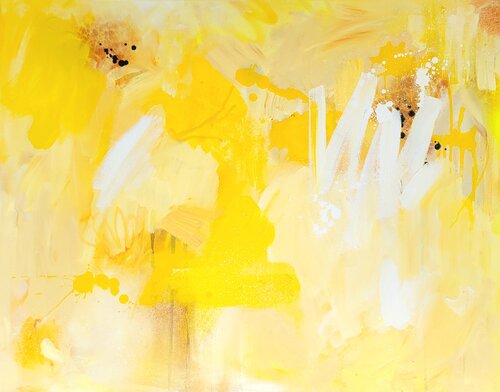 Yellow Joy by Bianca Lever, Painting for Sale on Select
