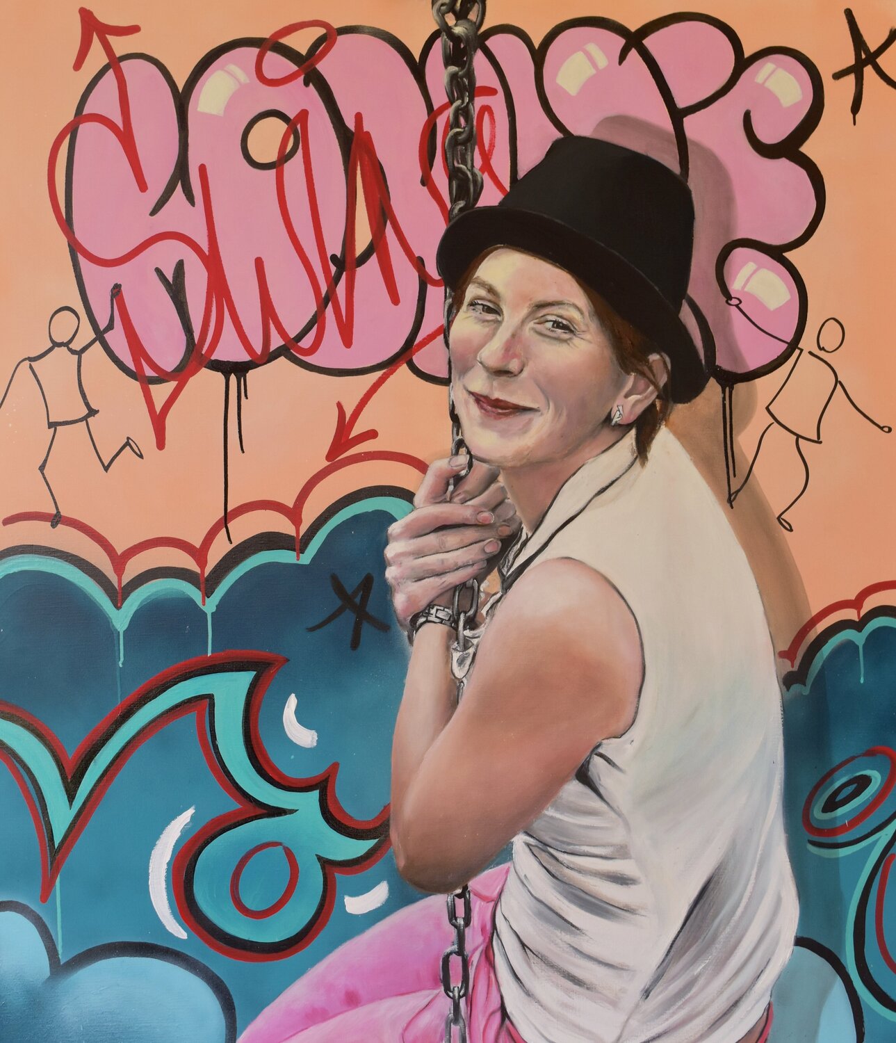 Swing Dance Bianca Lever Original painting for sale
