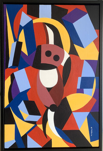 Abstracted Nude by Koola Adams, Painting for Sale on Select