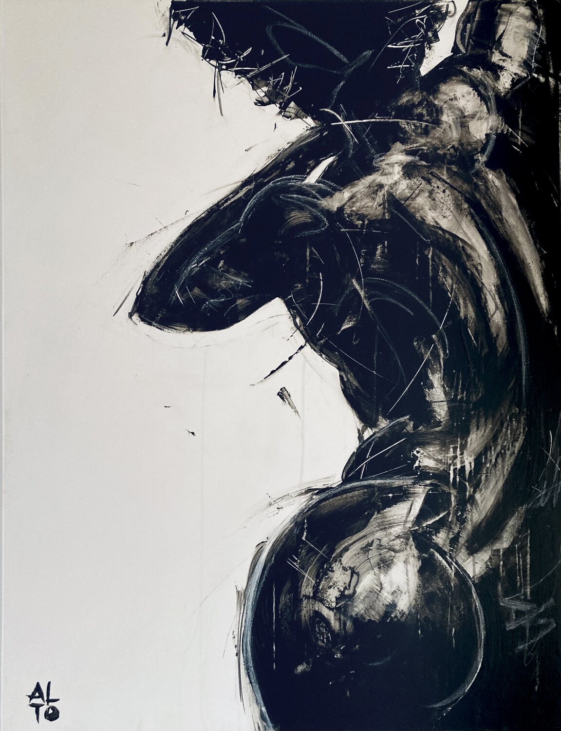 Good morning ALTO Original painting for sale