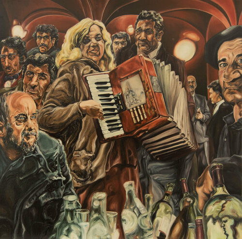 The Last Song by Jean-Francois Miaule, Painting for Sale on Select