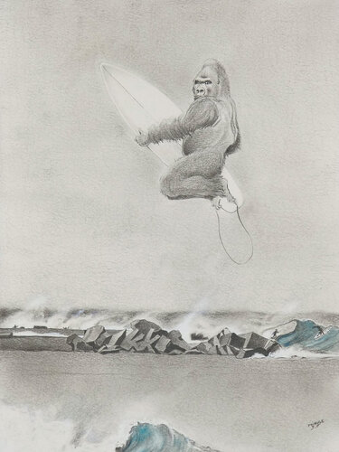 Limited Print Edition "King Kool 30" by Jean-Francois Miaule, Drawing for Sale on Select