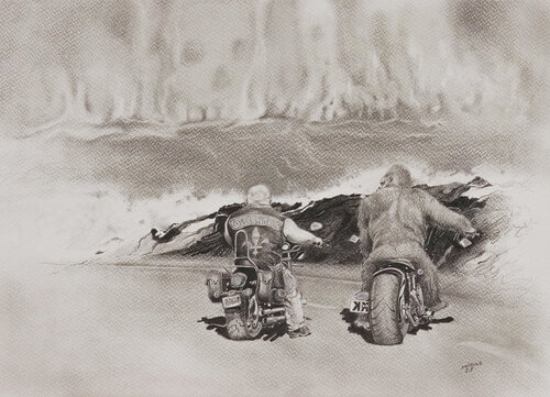 Limited Print Edition "King Kool 48" by Jean-Francois Miaule, Drawing for Sale on Select