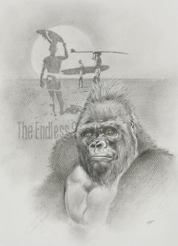 Limited Print Edition "King Kool 55" by Jean-Francois Miaule, Drawing for Sale on Select