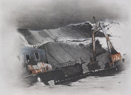 Limited Print Edition "King Kool 64" by Jean-Francois Miaule, Drawing for Sale on Select