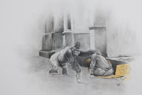 Limited Print Edition "King Kool 76" by Jean-Francois Miaule, Drawing for Sale on Select