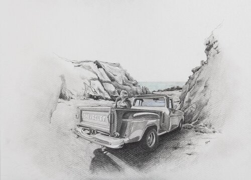 Limited Print Edition "King Kool 88" by Jean-Francois Miaule, Drawing for Sale on Select