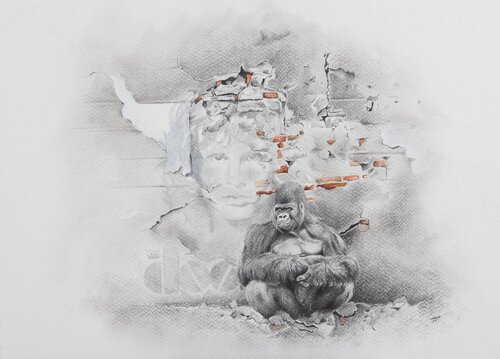 Limited Print Edition "King Kool 89" von Jean-Francois Miaule, Zeichnungen kaufen auf Select