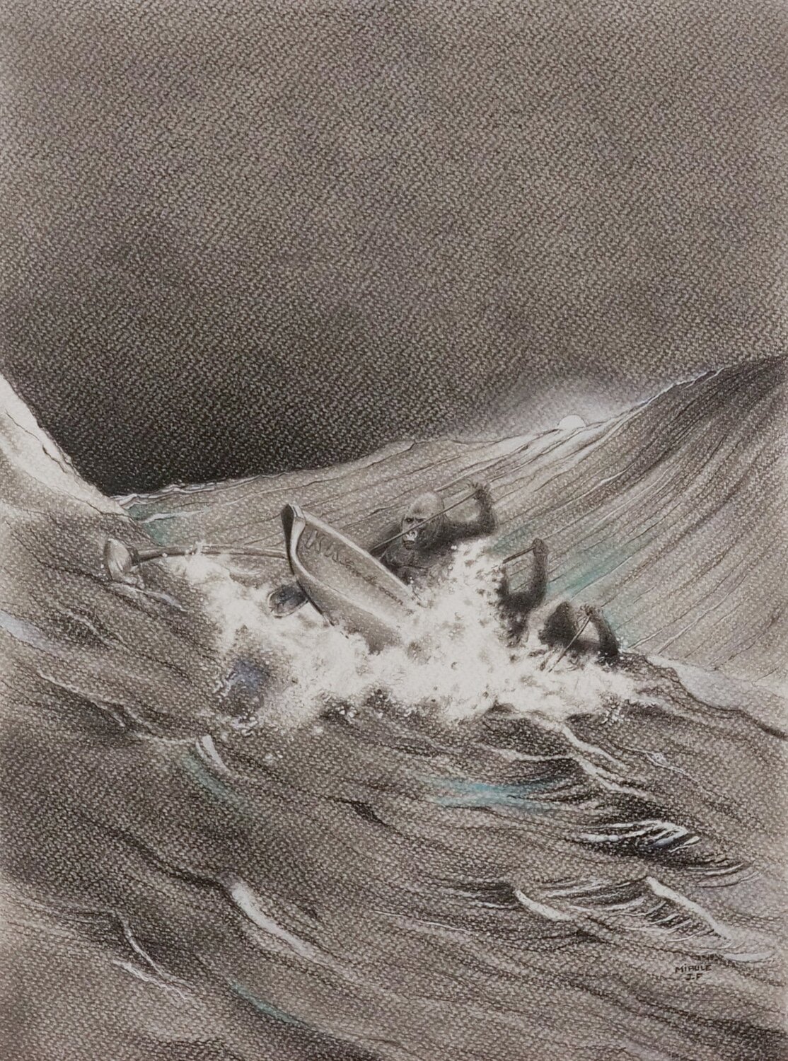 Limited Print Edition "King Kool 46" Jean-Francois Miaule Drawing for sale