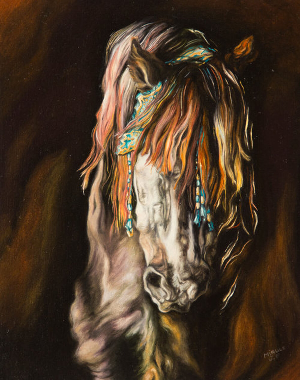 Bohemian 2 Jean-Francois Miaule Original painting for sale