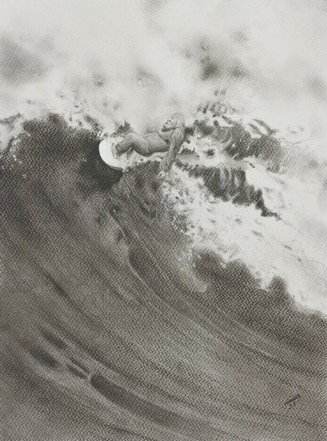 Limited Print Edition "King Kool 52" Jean-Francois Miaule Drawing for sale
