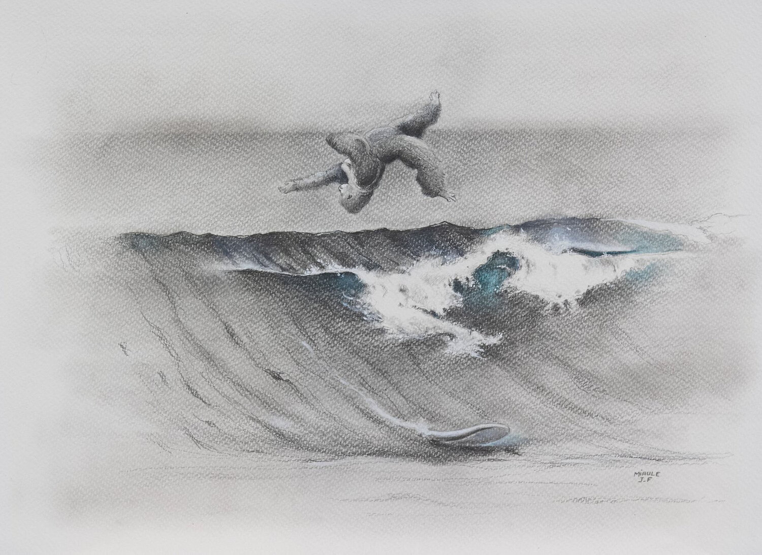 Limited Print Edition  "King Kool 63" Jean-Francois Miaule Drawing for sale