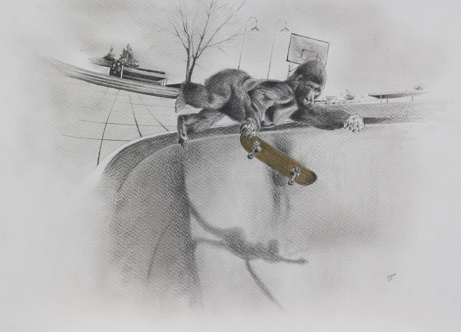 Limited Print Edition "King Kool 69" Jean-Francois Miaule Drawing for sale