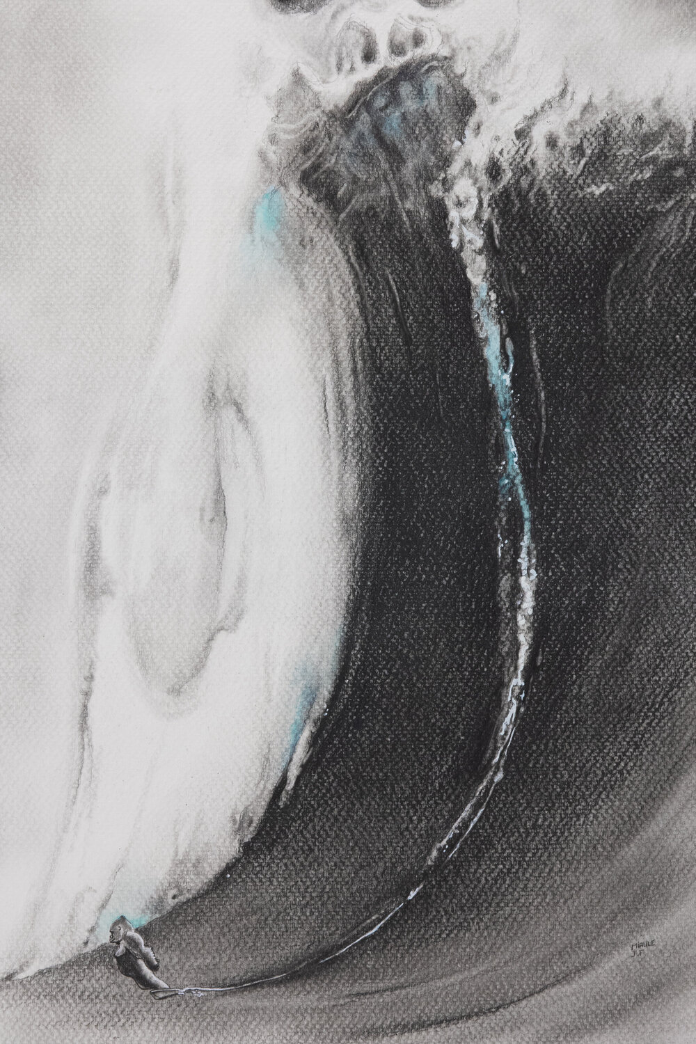Limited Print Edition "King Kool 85" Jean-Francois Miaule Drawing for sale