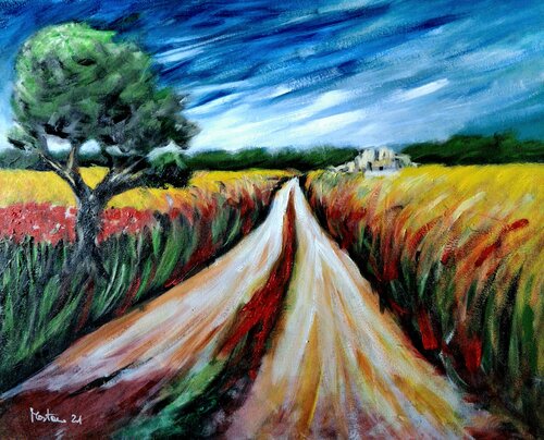 Campagna salentina by Enzo Martano, Painting for Sale on Select