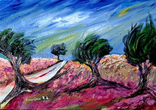 Radici nel sole by Enzo Martano, Painting for Sale on Select