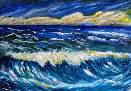 Il grido del mare by Enzo Martano, Painting for Sale on Select