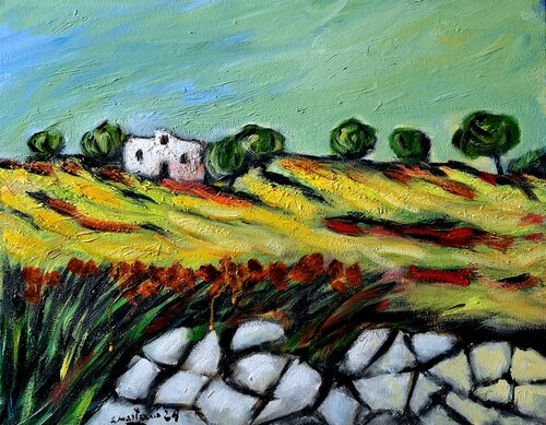 Bella campagna by Enzo Martano, Painting for Sale on Select
