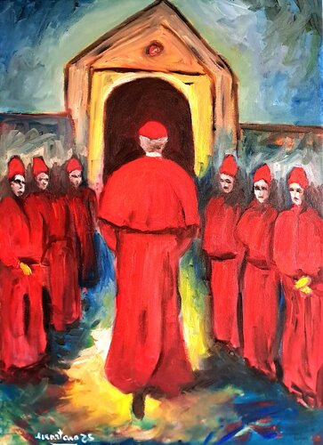 La soglia del silenzio by Enzo Martano, Painting for Sale on Select