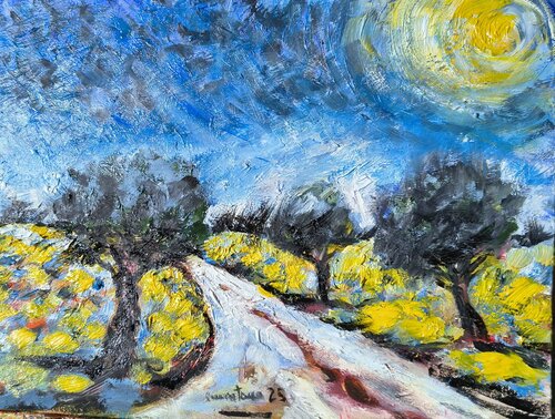 Meriggio d'estate by Enzo Martano, Painting for Sale on Select