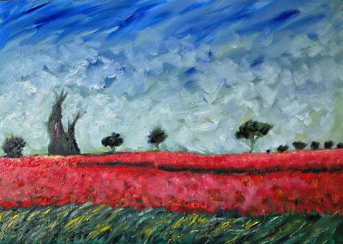 Oltre il confine by Enzo Martano, Painting for Sale on Select