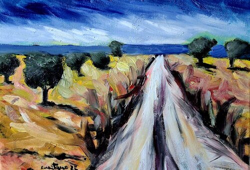 L’ultimo orizzonte by Enzo Martano, Painting for Sale on Select