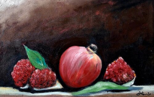 L'anima del frutto by Enzo Martano, Painting for Sale on Select