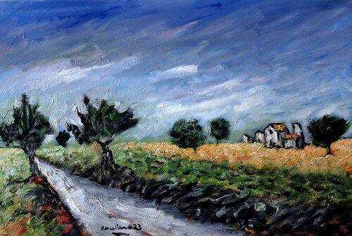Soffio di mezzogiorno by Enzo Martano, Painting for Sale on Select